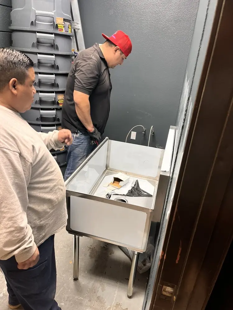 Commercial plumbing and sink installation in Conemaugh
